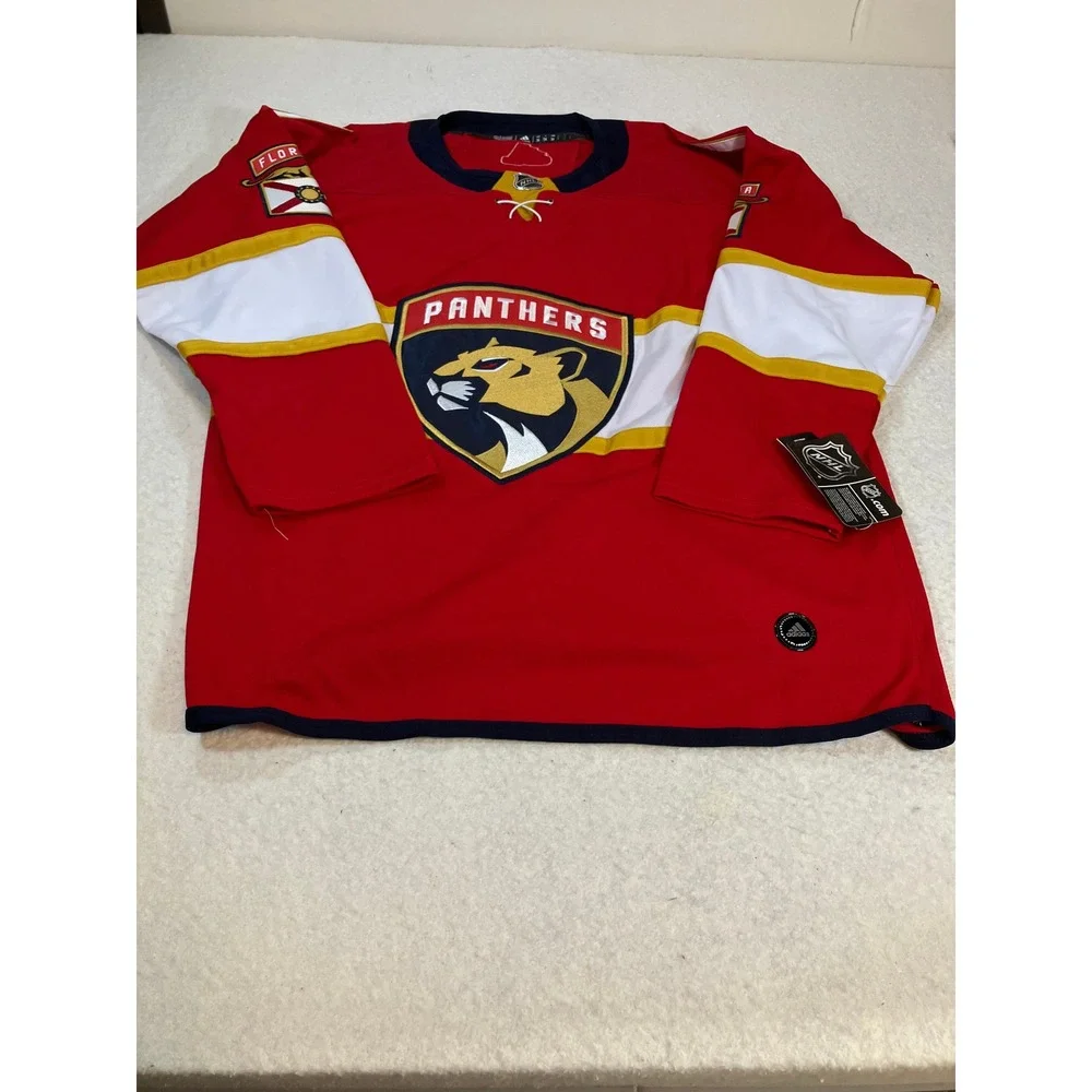 Adidas Florida Panthers Paul Maurice Authentic Pro NHL Hockey Jersey Red Size 54